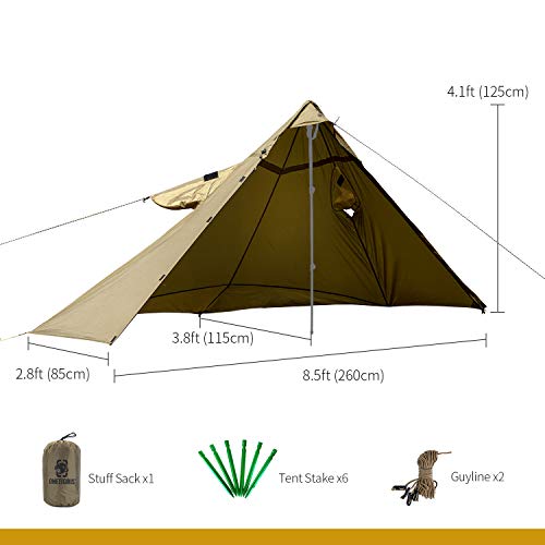 Image of OneTigris TENTSFORMER Military Poncho, Bushcraft Shelter