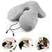 Lumbar Support Pillow/Back Cushion, Coisum Orthopedic Memory Foam Back Pillow for Computer/Office Chair, Car Seat, Adjustable Backrest for Lower Back Pain Relief. (Grey)