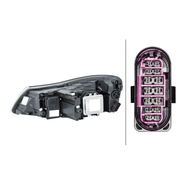 Hauptscheinwerfer HELLA 1LL 247 052-281 für SKODA, rechts
