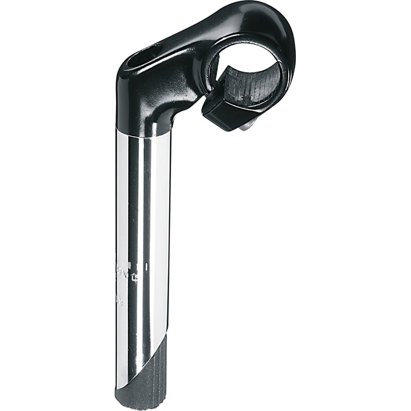 Potence De Guidon Ergotec Cat - 1 Pouce - Angle 35° - Longueur 300mm - Aluminium/Inox - Noir/Argent