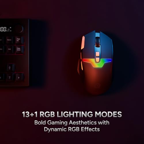Image of KARNAGE by EVM Inferno Wired RGB Gaming Mouse | 12800 DPI | A-825 Sensor |8 Prog. Buttons | 1000Hz Polling Rate | 14 RGB Modes | Advanced Software | 75g Lightweight | PC /Mac | Black | 2 Years Warranty