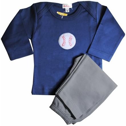 Loralin Design BNB3 Baseball Outfit - Blue44; 3-6 Months