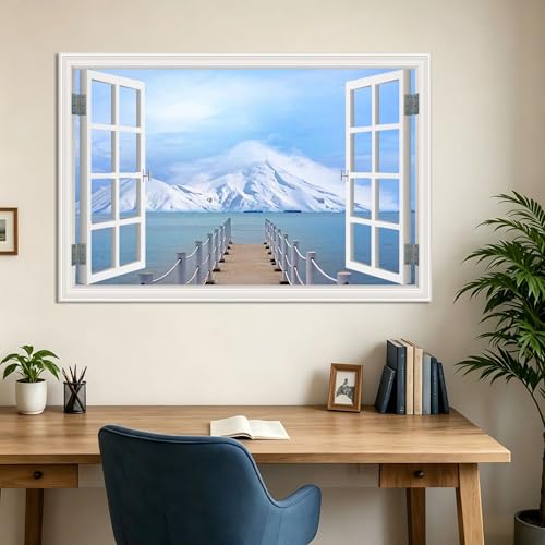 Évasion Alpine Chez Vous avec le Tableau Toile Forêt Nature 50x75 - 5