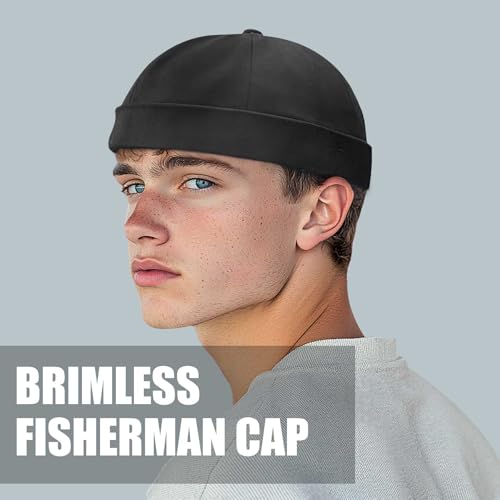 Image of CLAPE Watch Cap Work Beanie Corduroy Docker Leon Brimless Hat Rolled Cuff Harbour Hat