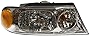 AM Autoparts Headlight Headlamp Passenger Side Right RH for 98-02 Lincoln Navigator