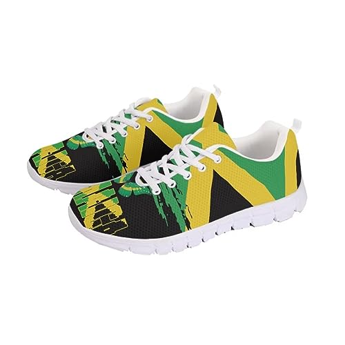 Image of Jeiento American Flag Shoes Men's Fashion Sneaker Sports Running Shoes Causal Travel Walking Flat Shoe Breathable
