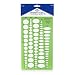 Alvin, TD1267, Even Ellipse Master Template, 6.5" x 11" x .030"