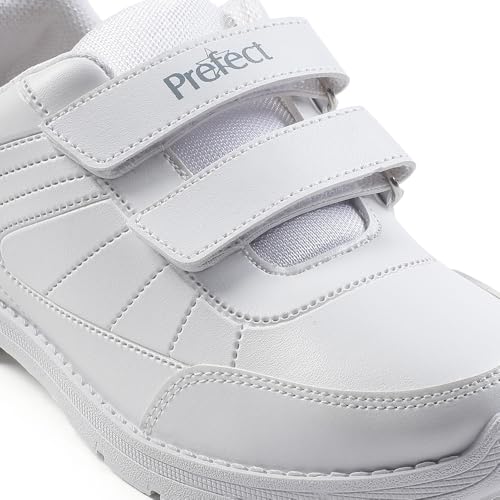 Image of Liberty SCHOOLFUN Unisex School Uniform Shoes | PVC Sole School Shoes for Boys & Girls |Lightweight & Velcro School Shoes for Boys | School Shoes for Kids