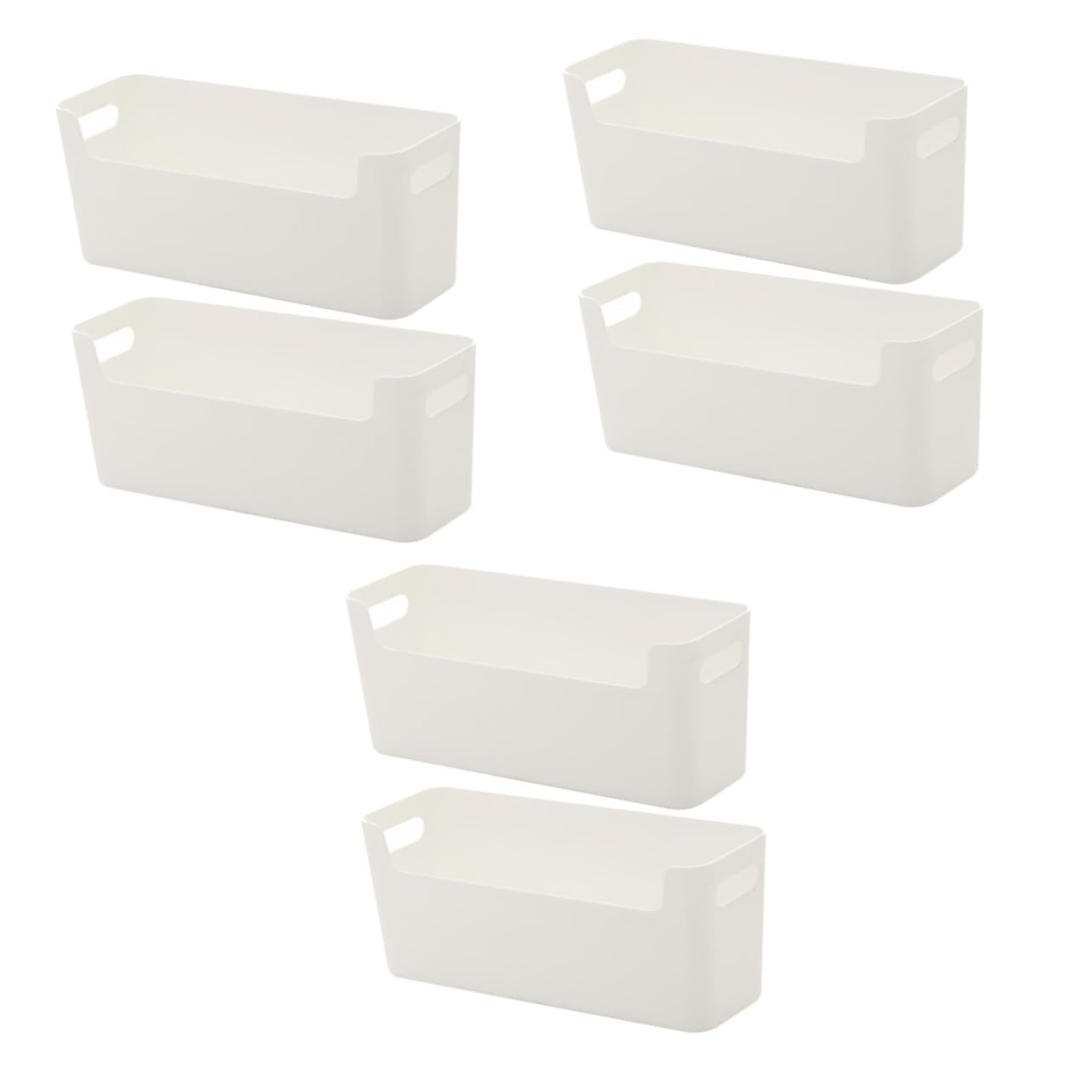 Cube de rangement empilable en PP avec compartiment USB pour gestion de câbles de bureau