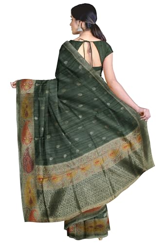 Chendhur Fashions grey banarasi silk saree – image 3