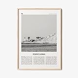 Point Loma Print Black and White, Point Loma Wall Art, Point Loma Poster, Point Loma Photo, Point Loma Map, Point Loma Wall Decor, San Diego