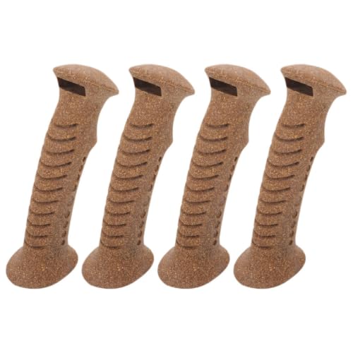 4pcs Winter Replacement Cork Handle for Cane and Crutch, Non Slip Grip