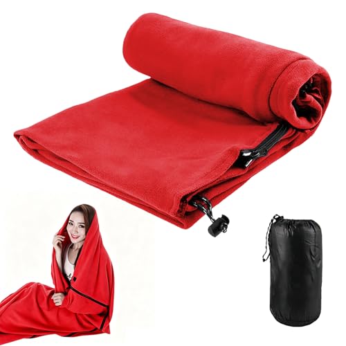 Sac de couchage rouge lavable pour en finir avec les nuits froides