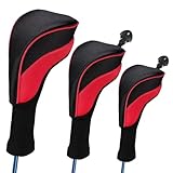 RuiJOTWAT Golfschlägerhüllen-Set, 3-teilig