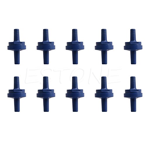 LANDUM 10x Aquarium Non-Return Oay Check Valve CO2 Air Line Fish Tank Water Air Pump