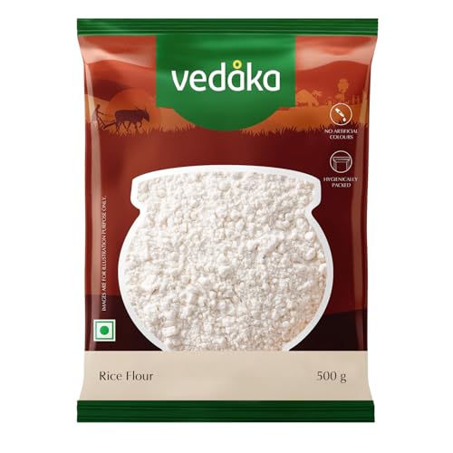 Amazon Brand - Vedaka Rice Flour, 500 g