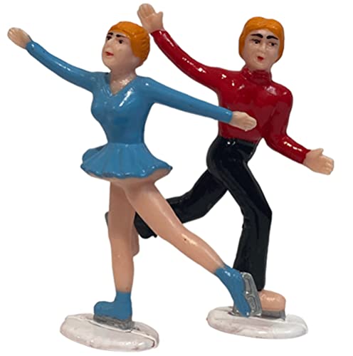 Generic Ice Skating Skate Skater Cake Decorating Figurines - 2 pc