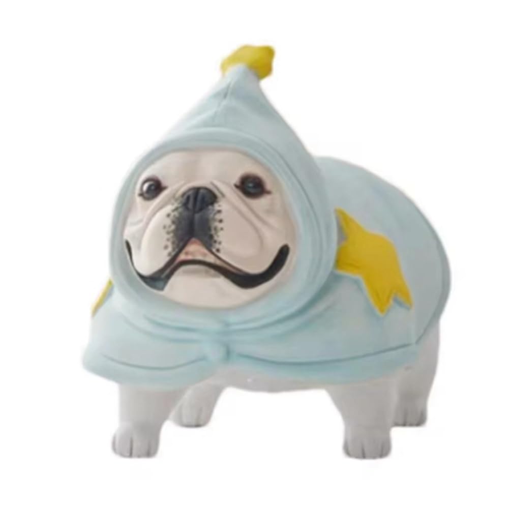 CTRLZS French Bulldog Statue Interesting Crafts Sculptures Decorative Ornaments for Home Decor Desk Decorations Table Decor