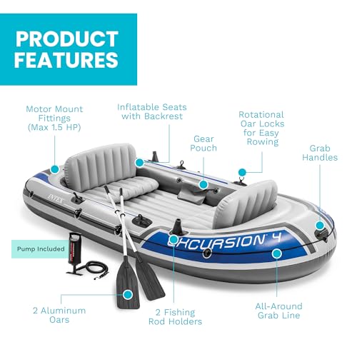 Image of Intex Excursion Inflatable Boat Series