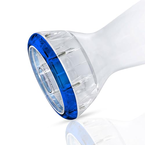 Image of DAR-BL Wambooka Touring Series Diamond Wet & Dry Darbuka | 8.75 inch Head & Unbreakable PC Body | Lightweight Drum for Deep Bass & Crisp Highs | Includes Padded Bag, Allen Key & Learning Course | Blue