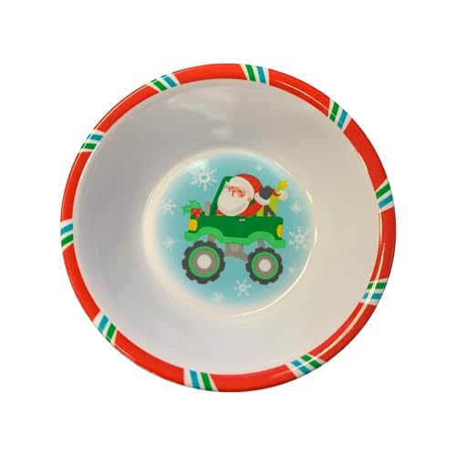 Clear Above Christmas Melamine For Kids 3 Section Divided Dish Plates Toddler Bowls Children'S Christmas Plates thumb #4