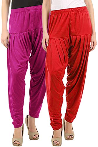 Image of Buy That Trendz Patiala Salwar for Women Viscose Patiala Pant Combo
