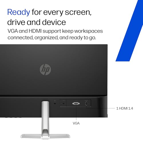 Image of HP Series 5 23.8 inch FHD Monitor with Speakers - 524sf,23.8inch(60.5cm),FHD(1920 x 1080),300 nits, Eye Ease,Anti-Glare,2.5kg, 524sf
