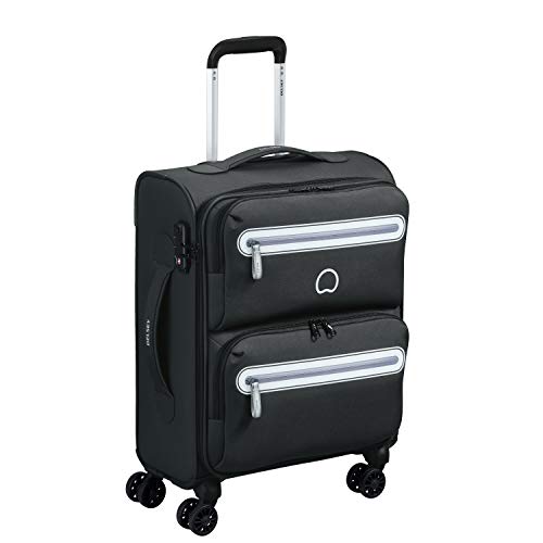 DELSEY Paris Carnot Maleta, 55 cm, 34.4 litros, Negro