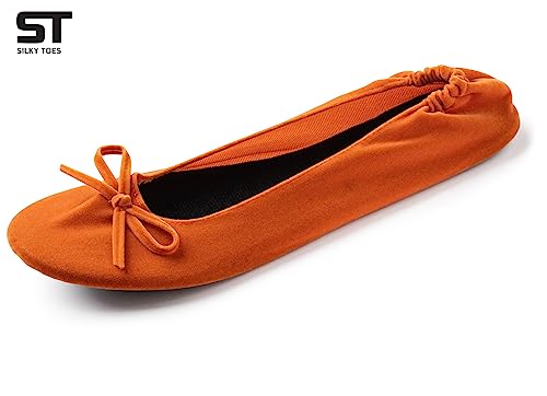 Image of Velvet Foldable Flats for Women, Portable Ballet Shoes for Travel & Events