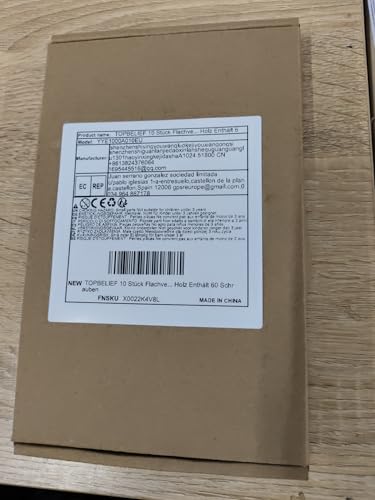 TOPBELIEF 10 sztuk płaskich łączników ze stali nierdzewnej, łączniki do drewna metalowe, płaskie żelazo perforowane, płaski kąt do łączników, 80 x 40 x 1,75 mm, stal nierdzewna, płyta perforowana