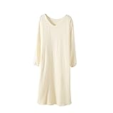 TISSU DOUX POUR LA CHEMISE DE NUIT: Cette chemise de nuit est fabriquée à partir d'un mélange de tissus doux et confortable, avec un ourlet élégant pour un look élégant. Parfait pour se prélasser à la maison, dormir ou porter des vêtements décontractés. le rend plus confortable et respirant pour une nuit de sommeil réparatrice.