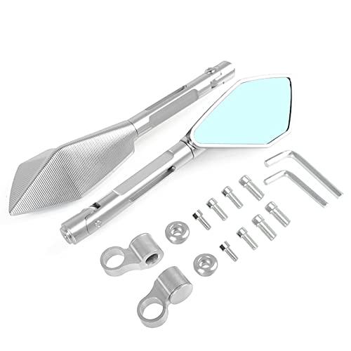 Rétroviseurs de moto Adventure chromés et ajustables pour modèles RC 125 à 1290