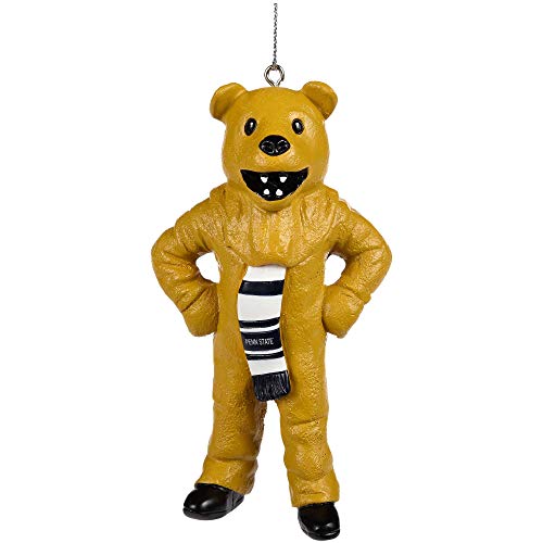 FOCO NCAA Penn State Nittany Lions 5" Resin Mascot Hanging Tree Holiday Ornamet5" Resin Mascot Hanging Tree Holiday Ornamet, Team Color, One Size