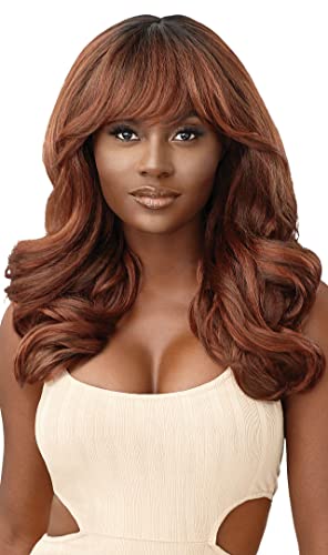 Perruque synthétique Wigpop Jasmiyah Outre coupe carrée pour le bureau
