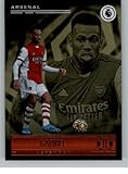 2021-22 Panini Chronicles Premier League #171 Gabriel Arsenal Illusions Official Soccer Card in Raw (NM or Better) Condition