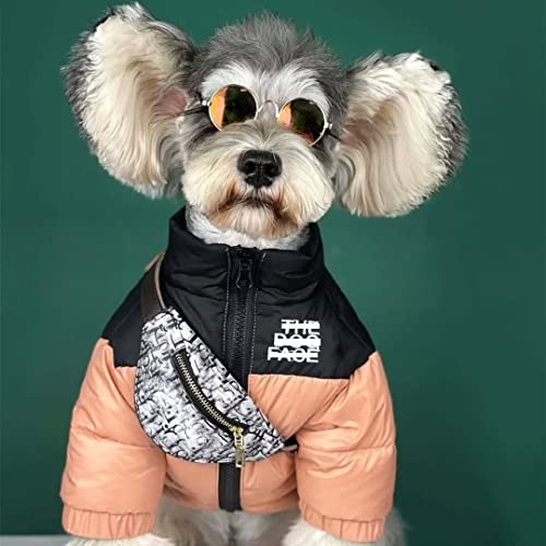 Hunde-Wintermantel, 90 % Entendaunenjacke für kleine, mittelgroße Hunde, dicker Hundemantel, Windbreaker, Welpen, Winterkleidung für kaltes Wetter, Schneetag Cover