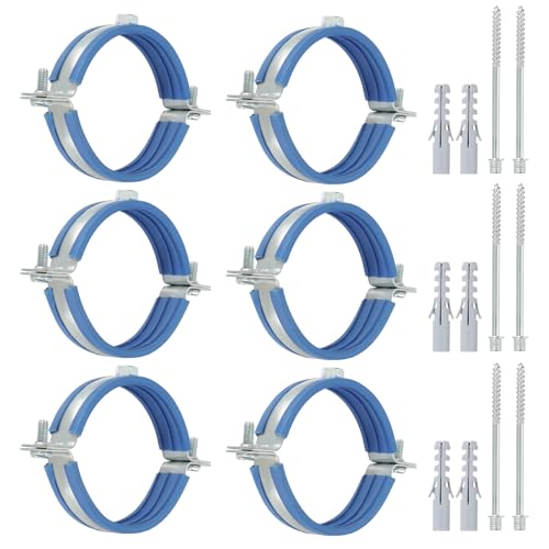 Collier de serrage 74-80mm avec tube d'extension pour fixation stable murale - 2