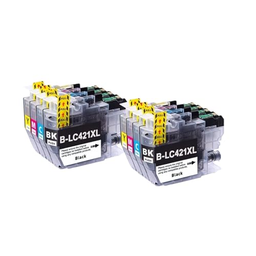Cartouche d'encre LC421XL pack de 8 pour imprimantes DCP-J1050DW et MFC-J1010DW