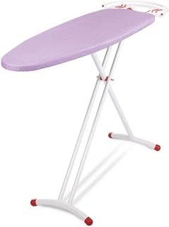 Tabla de Planchar, Ropa Anti-escaldado, Refuerzo Resistente al Calor, Mesa de Planchar de Metal, Elementos Esenciales para el hogar Gris/Rosa, Rosa, 1343885CM (Color : Pink, Size : 1343885