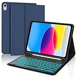 Clavier Magnétique Détachable : Le clavier a un dos magnétique et se fixe magnétiquement à l'étui de protection, se retire facilement lorsque le clavier n'est pas utilisé. Fabriqué en ABS de haute qualité, il vous offre une saisie silencieuse, fluide et réactive.