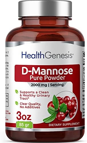 D-Mannose Pure Powder 2000 mg 3 oz 85 g - Supports Urinary Bladder Tract Health
