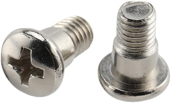 Generic (Pack of 50pcs) Silver Hardware Fasteners Screws for Drawer Installation Support Brackets