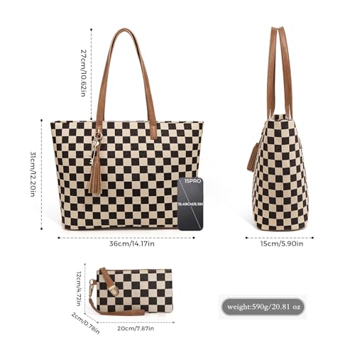 Bolso Tote Grande para Mujer con Capacidad miniatura 5