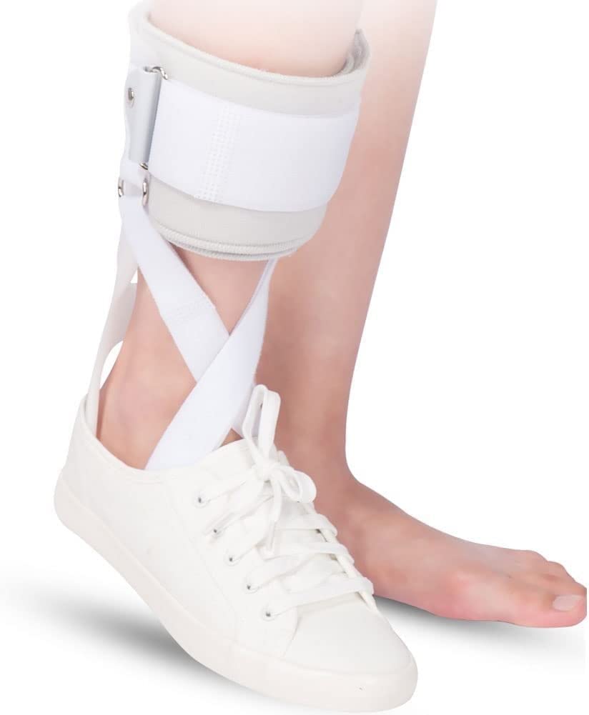 Tobillera Ortesis para pies Adjuse para pies Soportes para pies An F OS Corrector postural para ca¨ªda de pies Pie para Dormir Inmovilizador ortop¨¦dico para pies (Color: Izquierdo, Tama?o:
