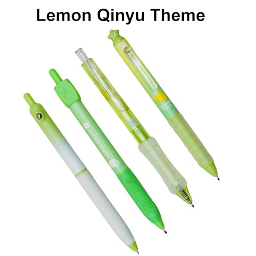 Set de 8 bolígrafos gel Maydahui temática frutas 0.5mm tinta negra miniatura 6