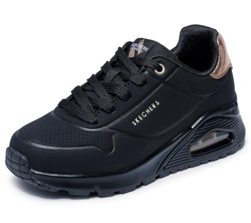 Image of Skechers Girl Uno Gen1 Shimmer Away Lace Up Shoe