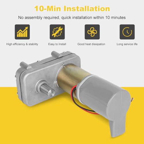 Image of JDMON RV Power Gear Slide Out Motor Replacement for 12V Gearbox Motor 131:1 Gear Ratio, Replace 523900 522967 523143 523983 521976 523529 524327