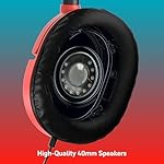 Turtle Beach Recon 50 Xbox Gaming Headset - Xbox Series X, Xbox Series S, Xbox One, PS5, PS4, PlayStation, Mobile & PC with 3.5mm - Removable Mic, 40mm Speaker, Red and Blue - Image 4