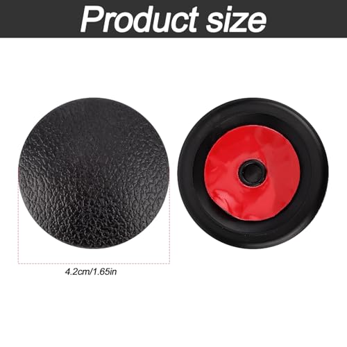 PEUTIER Shift Shifter Knob Cap, 1.65in Black Rubber Shifter Lever Knob Cover Car Accessory Compatible with 2011-2020 Dodge Caravan Town and Country - Thumbnail 2