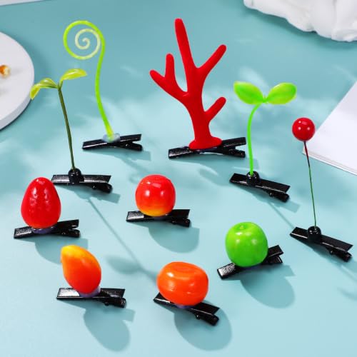 Pinzas pelo pequeñas Beavorty 100 piezas con diseño de brotes para peinados diarios 5